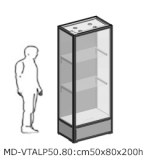 MD-VTALP50.80 richiedi preventivo - Vetrina a PARETE linea ARGURION, telaio in alluminio. cm 80x50x200h. Vetrina a PARETE linea ARGURION, telaio in alluminio. cm 80x50x200h. - Vetrina a PARETE linea ARGURION, telaio in alluminio. cm 80x50x200h.