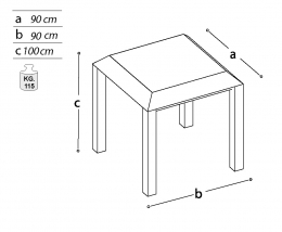 Vetrina espositiva TESTI "vetrina a tavolo in acciaio" MD-VTA4.
