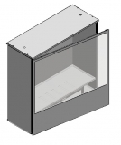Vetrina espositiva a parete linea THECA cm 80x300x220h MD-VTHP300 - Vetrina espositiva a parete linea THECA cm 80x300x220h MD-VTHP300