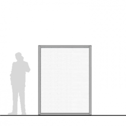 Pannello divisorio MACRO "alveolare" - cm 150x200h 