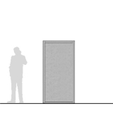 Pannello divisorio MACRO "feltro" - cm 100x200h  - Pannello divisorio MACRO 