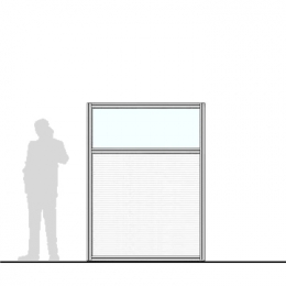 Pannello divisorio MACRO "finestrato alveolare" - cm 150x200h 