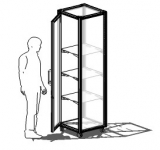 Espositore vetrina della linea ARGURION cod:ES-AREA5 - Espositore vetrina della linea ARGURION cod:ES-AREA5