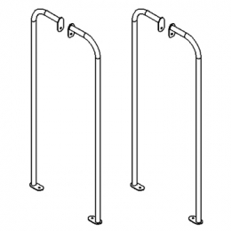 Maniglioni per separè CLIPPER ROLLER (Kit 4 pezzi)