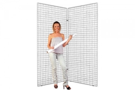 Griglia espositiva linea GRID n.2 griglie espositive metalliche".