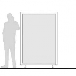 Pannello divisorio ALA "laminato" - cm 130x180h 