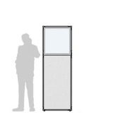 MD-CL65.19IL richiedi preventivo - Pannello divisorio CLIPPER Pannello divisorio CLIPPER "finestrato laminato" - cm 65x195h - Pannello divisorio CLIPPER