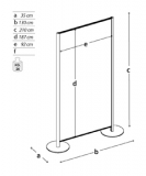 MD-AL10FXT2 richiedi preventivo - Pannello espositivo ALA lastra in forex con basi tonde.MD Pannello espositivo ALA lastra in forex con basi tonde.MD - Pannello espositivo ALA lastra in forex con basi tonde.MD