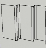 Pannello espositivo, cm 62x250h - Pannello espositivo, cm 62x250h