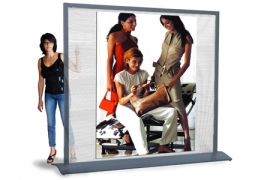 Pannello espositivo SIDEROS "policarbonato alveolare".MD-PNP24PO