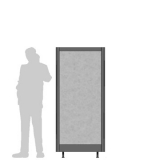 MD-X08.18F richiedi preventivo - Divisorio espositivo XILOX Divisorio espositivo XILOX "feltro" - cm 80x180h - Divisorio espositivo XILOX