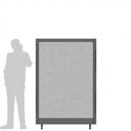 Divisorio espositivo  XILOX "feltro" - cm120x180h