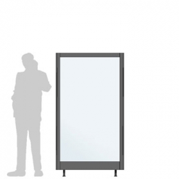 Divisorio espositivo  XILOX "vetroplastico" - cm 100x180h