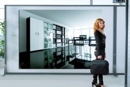 Pannello informativo ed espositivo della linea Macro.