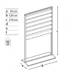 Pannello SEGNALETICO linea Sideros