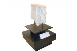 Pedana espositiva linea SIDEROS cm 60x60x70h.