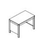 MD-FSD10 richiedi preventivo - Scrivania pannellata con struttura metallica cm 100. Scrivania pannellata con struttura metallica cm 100. - Scrivania pannellata con struttura metallica cm 100.