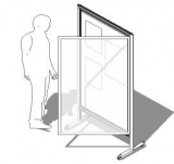 MD-ALBAM-D2R richiedi preventivo - Bacheca autoportante su ruote fondo METALLICO per magneti MD-ALBAM-D2R Bacheca autoportante su ruote fondo METALLICO per magneti MD-ALBAM-D2R - Bacheca autoportante su ruote fondo METALLICO per magneti MD-ALBAM-D2R