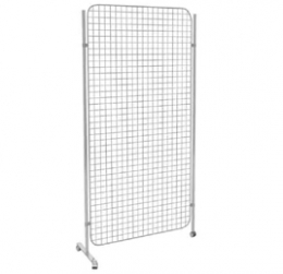 Griglia espositiva su ruote